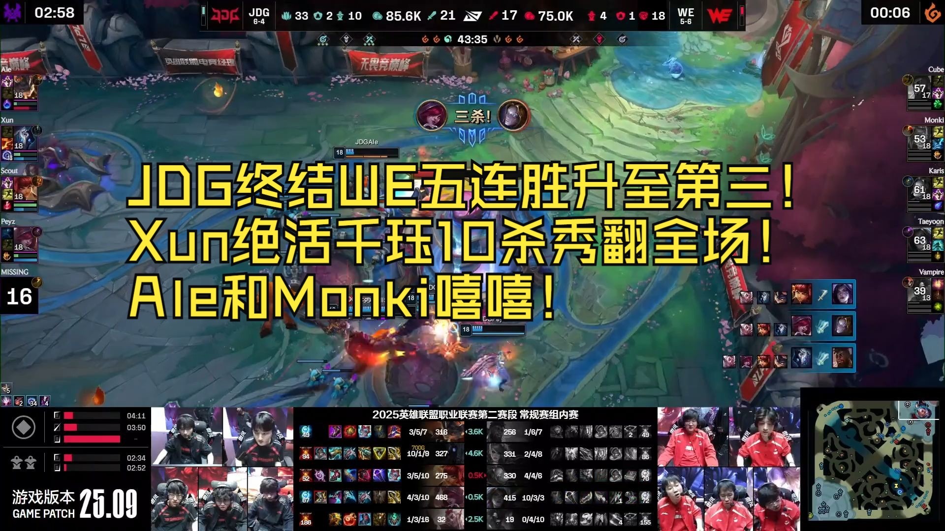 JDG绝杀DRX,BDD线上压制力十足峡谷大战小组赛,成为赛场最大亮点 JDG绝杀DRX,BDD线上压制力十足峡谷大战小组赛,成为赛场最大亮点